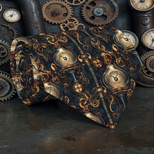 Steampunk Industrielle Maßgeschneiderte Krawatte