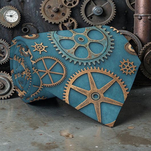 Steampunk Industrielle Maßgeschneiderte Krawatte