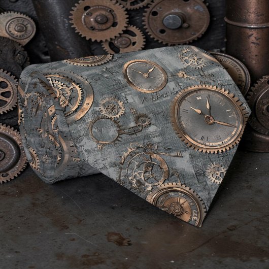 Steampunk Industrielle Maßgeschneiderte Krawatte