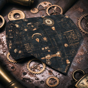 Steampunk Industrielle Maßgeschneiderte Krawatte