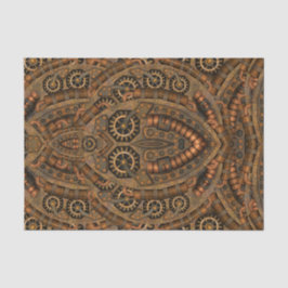 Steampunk industrielles Vintages Uhrwerk Seidenpapier