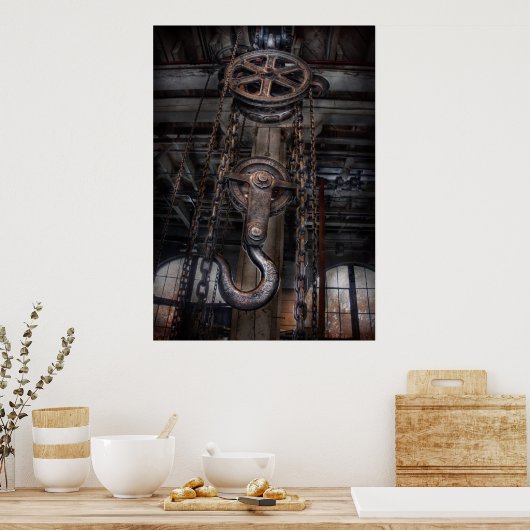 Steampunk - Industriestärke Poster (Küche)