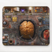 Steampunk - Informationsüberflutung Mousepad (Vorne)