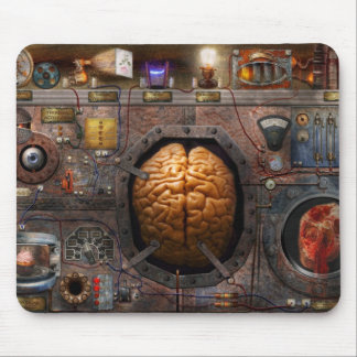 Steampunk - Informationsüberflutung Mousepad
