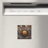 Steampunk - Informationsüberladung Magnet (In Situ (Geschirrspüler))