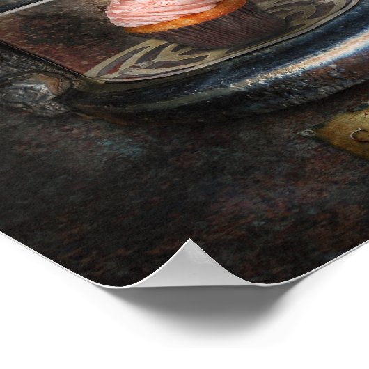 Steampunk - Informationsüberladung Poster (Ecke)