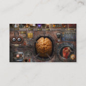Steampunk - Informationsüberladung Visitenkarte (Rückseite)
