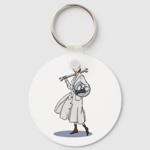 Steampunk Ingenieur Schlüsselanhänger