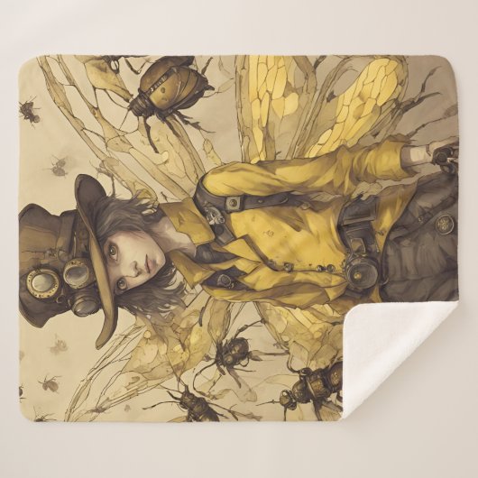 Steampunk Insect Lady Sherpadecke (Vorderseite (Horizontal))