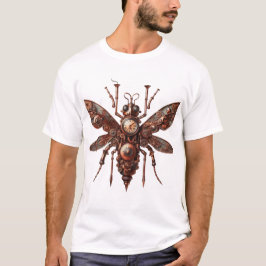 Steampunk-Insekten-Design-T - Shirt