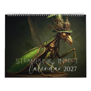 Steampunk-Insektenkalender 2027 Kalender