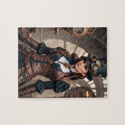 Steampunk-Inspiriertes Grafisches Puzzle (Horizontal)