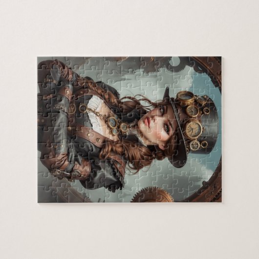 Steampunk-Inspiriertes Grafisches Puzzle (Horizontal)