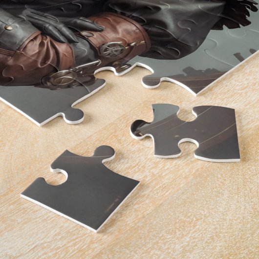 Steampunk-Inspiriertes Grafisches Puzzle (Seite)