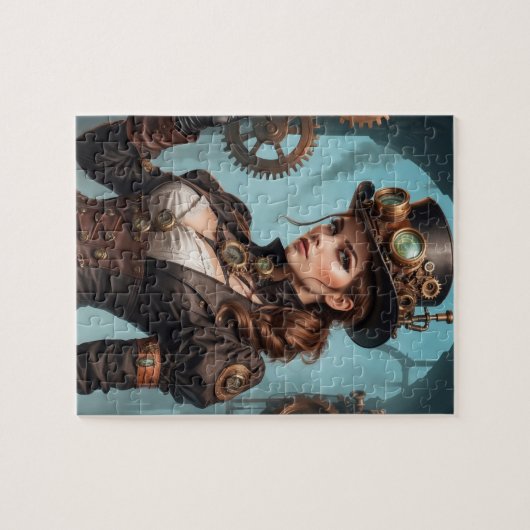 Steampunk-Inspiriertes Grafisches Puzzle (Horizontal)
