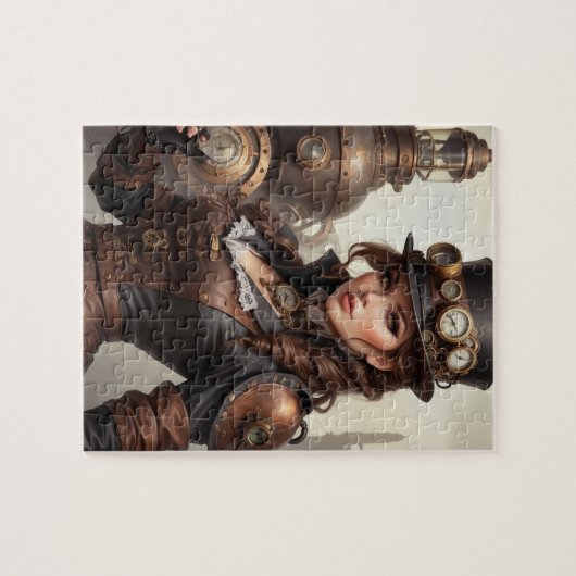 Steampunk-Inspiriertes Grafisches Puzzle (Horizontal)