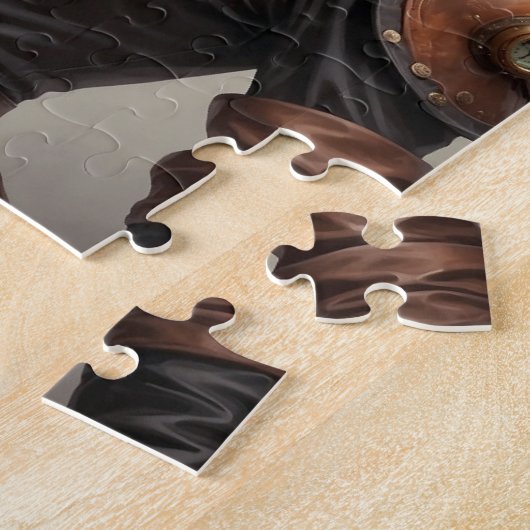 Steampunk-Inspiriertes Grafisches Puzzle (Seite)