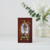 Steampunk - integriert visitenkarte (Stehend Vorderseite)