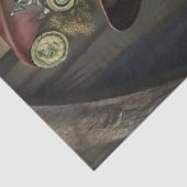 Steampunk Inventor Owl Whimsical Vintage Decoupage Seidenpapier (Ausschnitt)