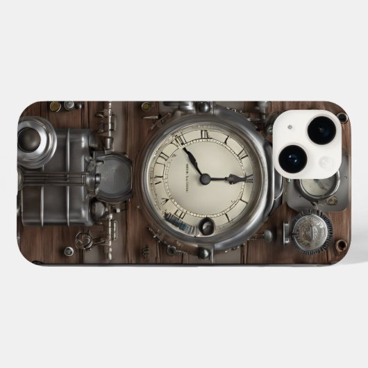 Steampunk iPhone Case (Rückseite (Horizontal))