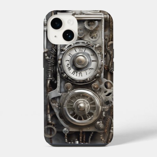 Steampunk iPhone Case Hülle (Rückseite)