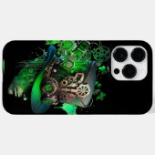 STEAMPUNK IRISH GREEN & BLACK LEPRECHAUN HAT Case-Mate iPhone HÜLLE (Rückseite (Horizontal))