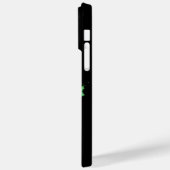 STEAMPUNK IRISH GREEN & BLACK LEPRECHAUN HAT Case-Mate iPhone HÜLLE (Rückseite / Links)