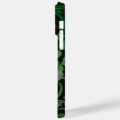 STEAMPUNK IRISH GREEN & BLACK LEPRECHAUN HAT Case-Mate iPhone HÜLLE (Rückseite / Links)