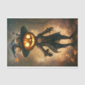 Steampunk-Jack Lantern Male Assistent AB2 Decoupag Seidenpapier (Vorderseite)