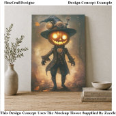 Steampunk-Jack Lantern Male Assistent AB2 Decoupag Seidenpapier