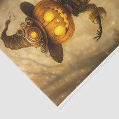 Steampunk Jack Lantern Weibliche Witze AB1 Decoupa Seidenpapier (Ausschnitt)