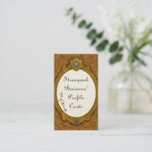 Steampunk Jewel Key Visitenkarten Visitenkarte (Stehend Vorderseite)