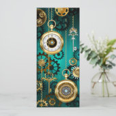 Steampunk Jewelry Watch, wir haben Green Backgroun (Stehend Vorderseite)