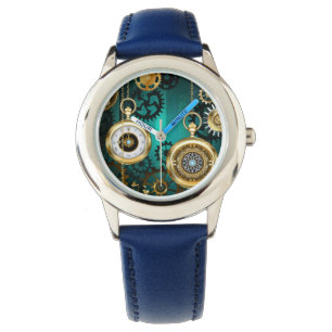 Steampunk Jewelry Watch, wir haben Green Backgroun Armbanduhr
