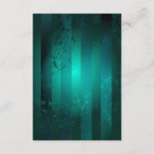 Steampunk Jewelry Watch, wir haben Green Backgroun Begleitkarte (Rückseite)