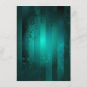 Steampunk Jewelry Watch, wir haben Green Backgroun Begleitkarte (Rückseite)