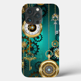 Steampunk Jewelry Watch, wir haben Green Backgroun Case-Mate iPhone Hülle