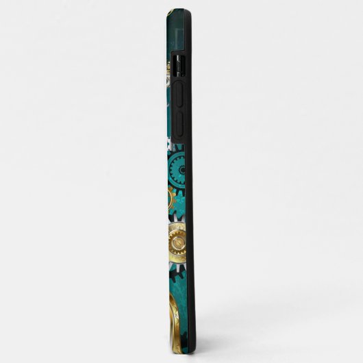 Steampunk Jewelry Watch, wir haben Green Backgroun Case-Mate iPhone Hülle (Hinten/Links)