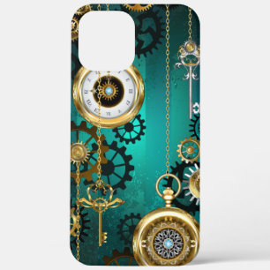 Steampunk Jewelry Watch, wir haben Green Backgroun Case-Mate iPhone Hülle