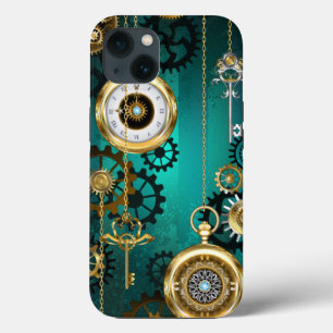 Steampunk Jewelry Watch, wir haben Green Backgroun Case-Mate iPhone Hülle