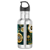 Steampunk Jewelry Watch, wir haben Green Backgroun Edelstahlflasche (Rückseite)