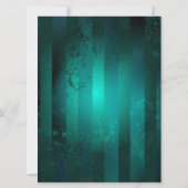 Steampunk Jewelry Watch, wir haben Green Backgroun Einladung (Rückseite)