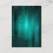 Steampunk Jewelry Watch, wir haben Green Backgroun Empfehlungskarte (Rückseite)