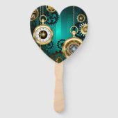 Steampunk Jewelry Watch, wir haben Green Backgroun Fächer (Vorderseite)