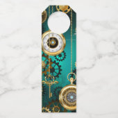 Steampunk Jewelry Watch, wir haben Green Backgroun Flaschenanhänger (Vorderseite)