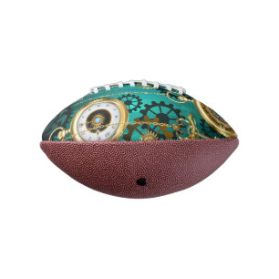 Steampunk Jewelry Watch, wir haben Green Backgroun Football