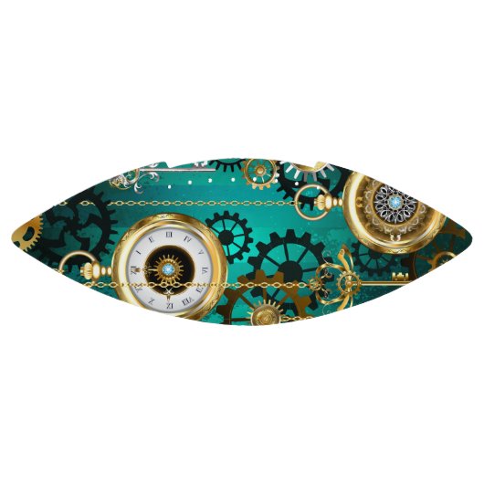 Steampunk Jewelry Watch, wir haben Green Backgroun Football (Panel)