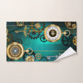 Steampunk Jewelry Watch, wir haben Green Backgroun Handtuch (Handtuch)