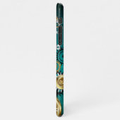 Steampunk Jewelry Watch, wir haben Green Backgroun iPhone Hülle (Linke Seite)