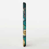 Steampunk Jewelry Watch, wir haben Green Backgroun iPhone Hülle (Linke Seite)